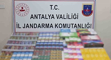 Antalya'da kaçak sigara operasyonu