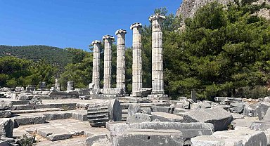 Antik Kent Priene'nin kalıcı dünya miras listesine girmesi için kararlı adımlar atılıyor