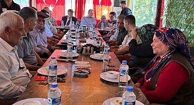 Araban Kaymakamı İşçimen, Arabanlı gazilerle yemekte buluştu