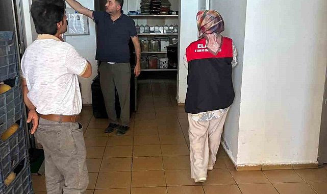 Arıcakta gıda üretim yerlerine denetim
