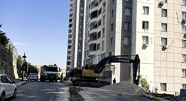 Artuklu'da su çalışmaları için trafik düzenlemesi