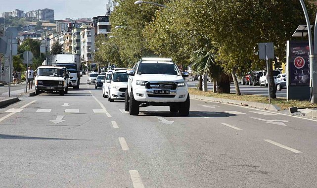 Atakum'da konvoylu Zabıta Haftası kutlaması