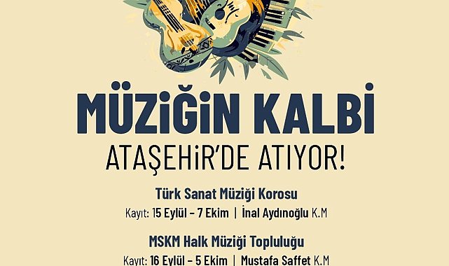 Ataşehir'de Kış Sanat Eğitimleri için kayıtlar başlıyor