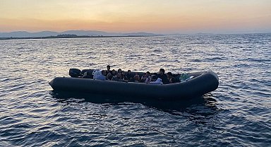 Aydın açıklarında 25 düzensiz göçmen yakalandı