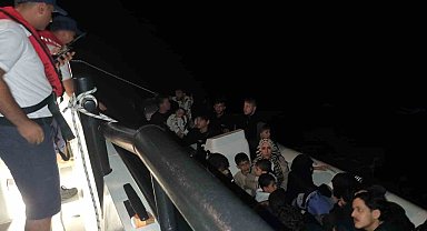 Aydın'da 17 düzensiz göçmen kurtarıldı