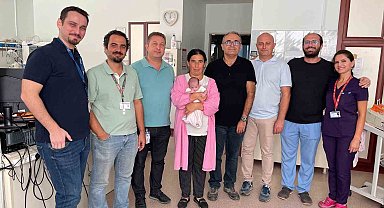 Aydın'da 1.8 kiloluk bebeğe kalp ameliyatı gerçekleştirildi