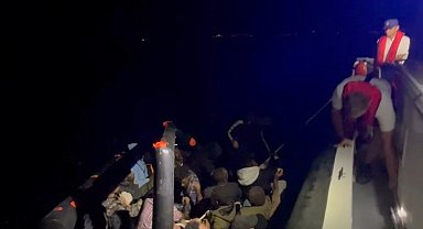 Aydın'da 38 düzensiz göçmen kurtarıldı