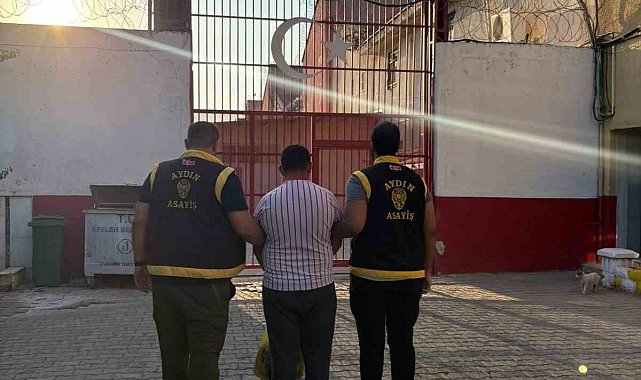 Aydın'da 47 yıl hapis cezası ile aranan firari yakalandı