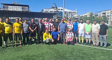 Aydın'da imamlar yeşil sahada buluştu