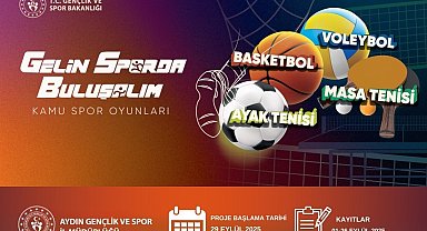 Aydın'da Kamu Spor Oyunları başlıyor