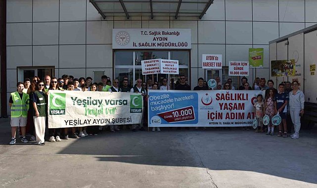 Aydın'da sağlıklı yaşam için yürüdüler