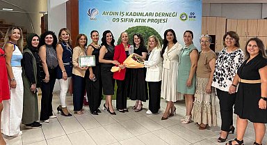 Aydın'daki iş kadınlarının "09 Sıfır Atık Projesi" tamamlandı