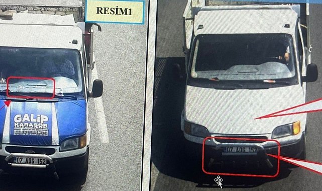Aynı aracın üzerinde oynama yapıp, izini kaybettirmeye çalıştı