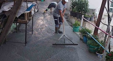 Babadağ'ın Gazi Mahallesinde tamamlanan yol çalışmaların ardından hizmete sunuldu