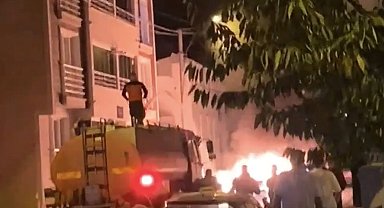 Babaeski'de otomobil yangını korkuttu