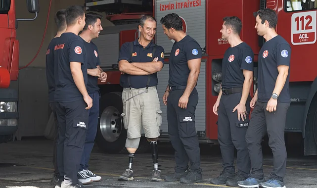Bacaklarını kaybetse de umudu hayata bağladı