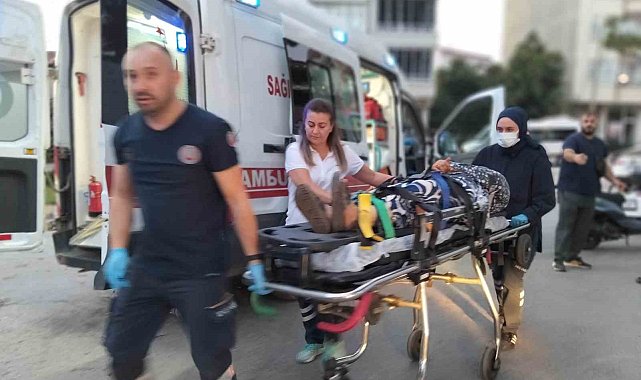 Bafra'da 3 tekerlekli bisiklet devrildi: 2 yaralı