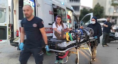 Bafra'da 3 tekerlekli bisiklet devrildi: 2 yaralı