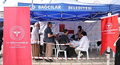 Bağcılar Meydanı'nda ücretsiz sağlık hizmeti