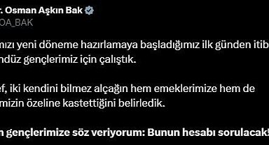 Bakan Bak: "Buradan gençlerimize söz veriyorum bunun hesabı sorulacak"