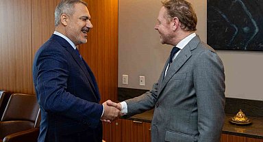 Bakan Fidan, Hollandalı mevkidaşı van Weel ile bir araya geldi