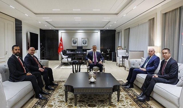 Bakan Fidan, ITC Başkanı Ağaoğlu'nu kabul etti