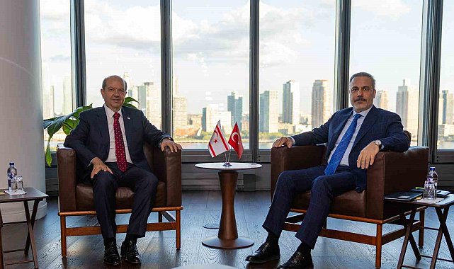 Bakan Fidan, KKTC Cumhurbaşkanı Tatar ile bir araya geldi