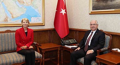 Bakan Güler, İngiltere'nin Ankara Büyükelçisi Morris'i kabul etti