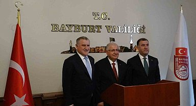 Bakan Güler ve Bakan Bak Bayburt'ta