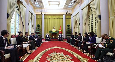 Bakan Güler, Vietnam Devlet Başkanı Luong ile görüştü