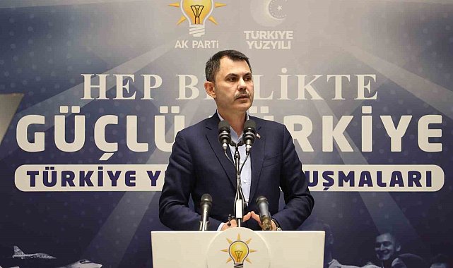 Bakan Kurum: "Türk'üyle, Kürt'üyle, Arap'ıyla, Laz'ıyla, Çerkez'iyle hep birlikte Türkiye olacağız"