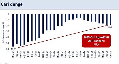 Bakan Şimşek: "Temmuzda cari denge 1,8 milyar dolar fazla verdi"