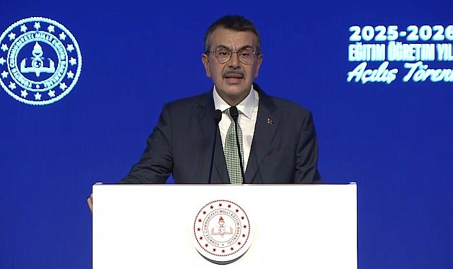 Bakan Tekin, 2025-2026 Eğitim Öğretim Yılı Açılış Töreni'ninde konuştu