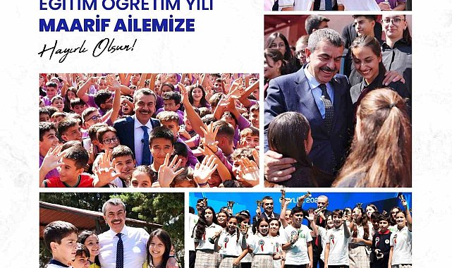 Bakan Tekin: "Ülkesine karşı ödevlerini bilen bir nesil, yarının Türkiye'sine armağan edeceğimiz en değerli hazinedir"