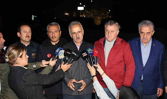 Bakan Uraloğlu: "Yağmur devam ediyor, alınması gereken önlemleri aldık"