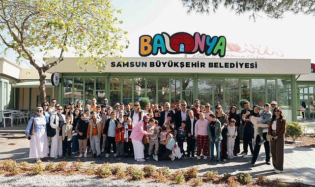 Balonya özel misafirlerini ağırladı
