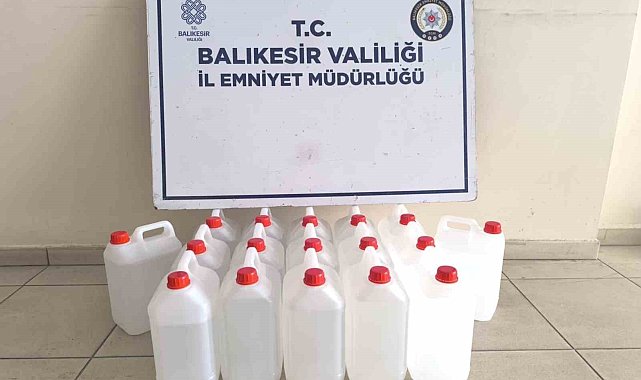 Bandırma'da kaçak ürün operasyonu