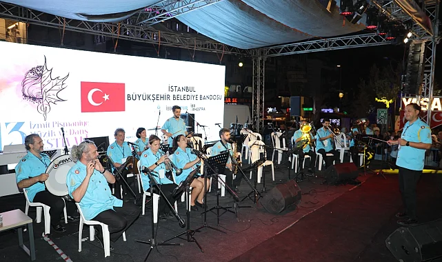 Bando ekipleri Pişmaniye Festivaline büyük renk kattılar