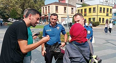 Bankta bırakılan çanta polisi alarma geçirdi