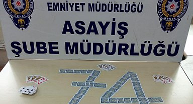 Bartın'da kumar baskını