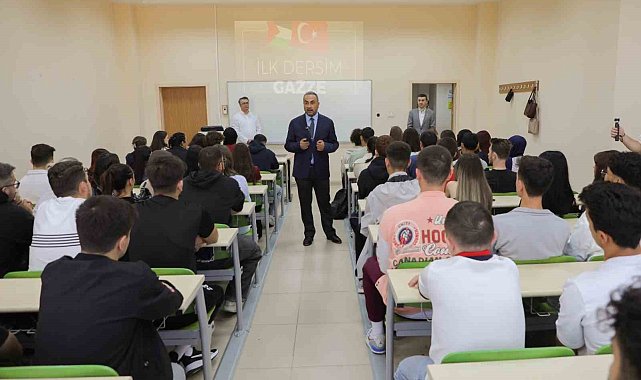 BARÜ'de ilk ders "Gazze"