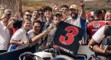 Başiskeleli milli sporcu Superbike Şampiyonası'nda üçüncü oldu