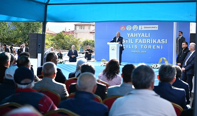 Başkan Büyükkılıç Yahyalı'ya değer katacak iki önemli törene katıldı