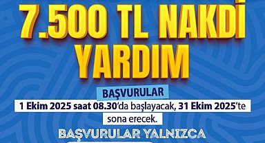 Başkan Büyükkılıç'tan eğitime destek: 7 bin 500 TL nakdi yardım