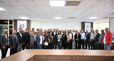 Başkan Çerçioğlu Germencikli muhtarlar ile bir araya geldi