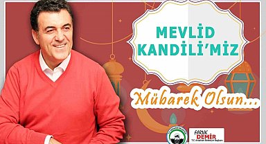 Başkan Demir'den Mevlid kandili mesajı
