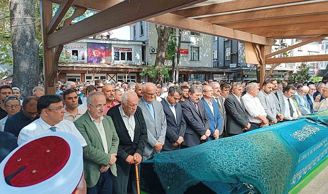 Başkan Doğan'ın kayınvalidesi son yolculuğuna uğurlandı