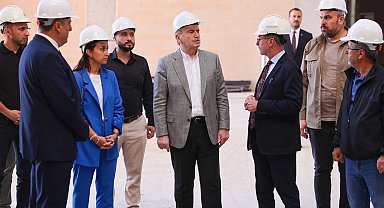 Başkan Pekyatırmacı ve Milletvekili Akyürek'ten saha ziyareti