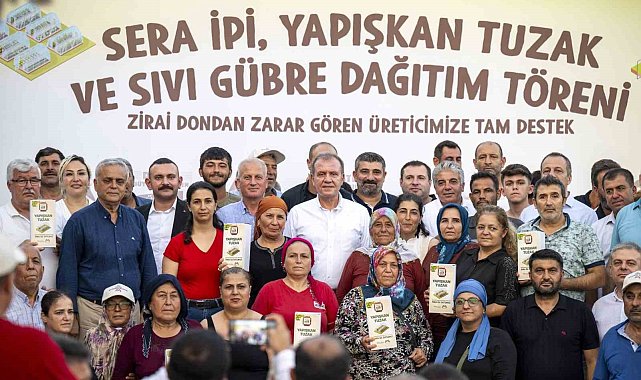 Başkan Seçer, üreticilere destek törenine katıldı