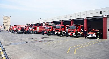 Başkan Yalçın: "2025'te çıkan yangınlarda 3 bin 550 litre köpük ve jel bazlı söndürücü kullandık"